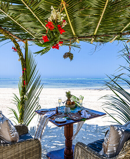 Beachfront cabana at The Palms ,Zanzibar