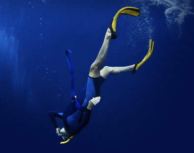 Diving in Zanzibar with colorful reef