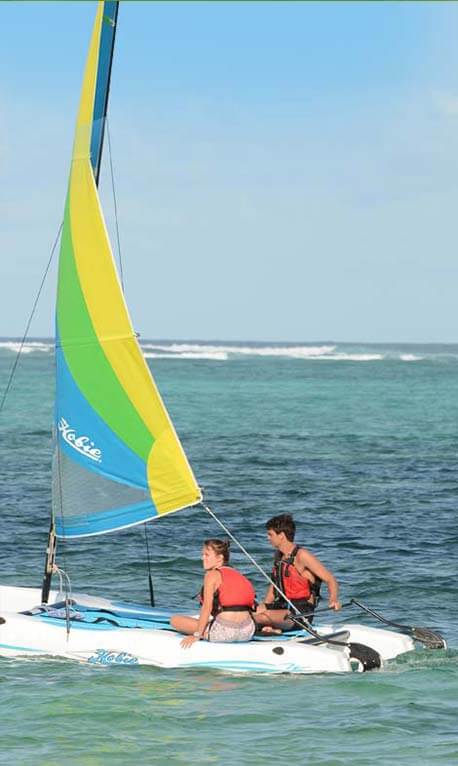 Sailing at Breezes, Zanzibar